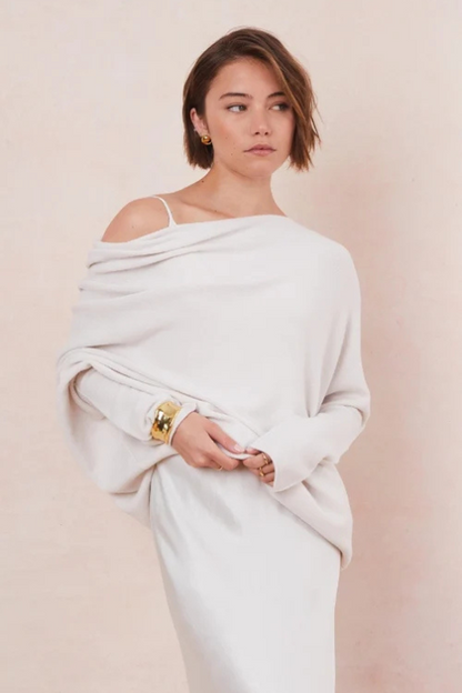 Natalie Asymmetric Sweater