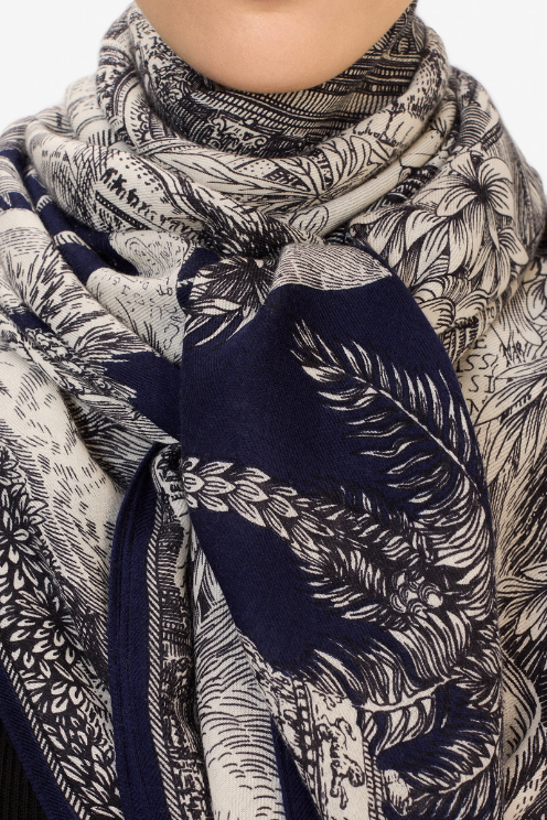 Piranesi Cashmere Square – Navy