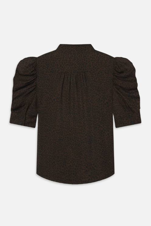 The Leopard Gillian Top in Leopard