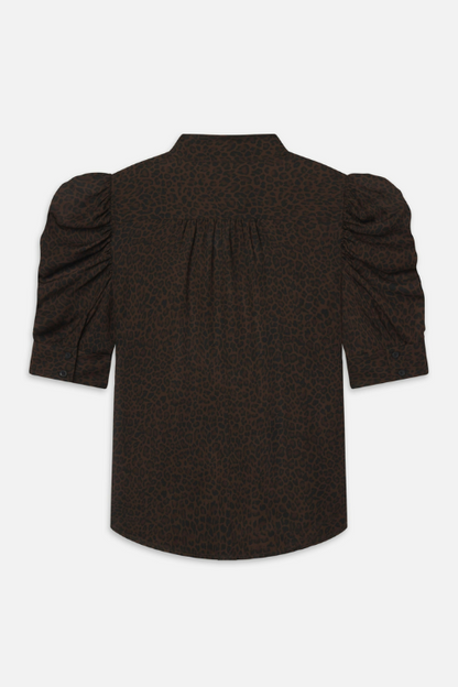 The Leopard Gillian Top in Leopard