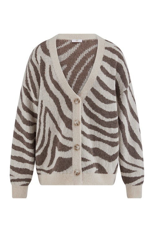 Zebra Knit Cardi