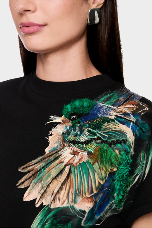 Feather Print T-shirt