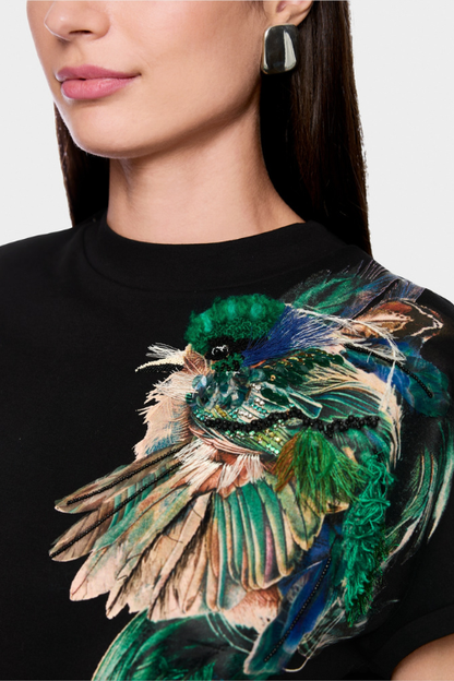 Feather Print T-shirt