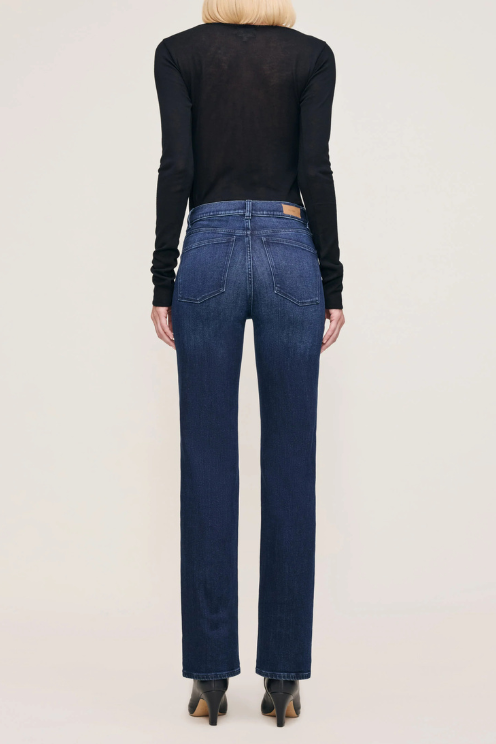 Patti Straight High Rise 31" Jeans Blue Cave
