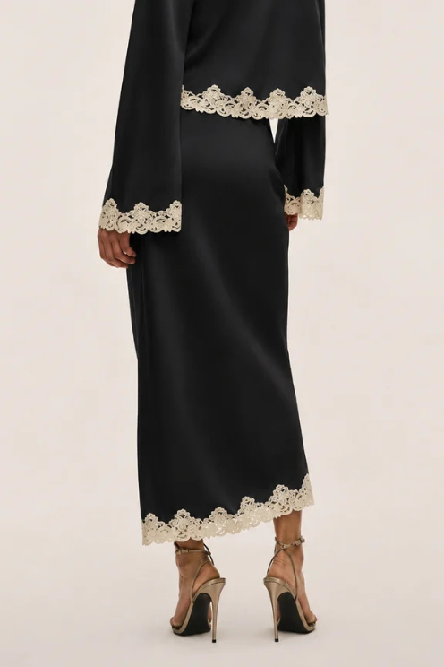 Avelaine Crepe Maxi Skirt