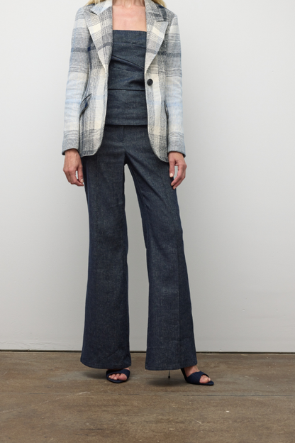 Wide Flare Denim Pant