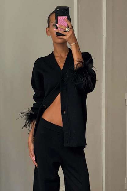 Martha Feather Cardigan