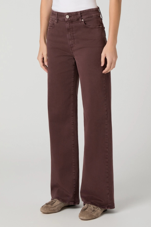 Anessa 31" Wide Leg Jean - Vintage Wild Mulberry
