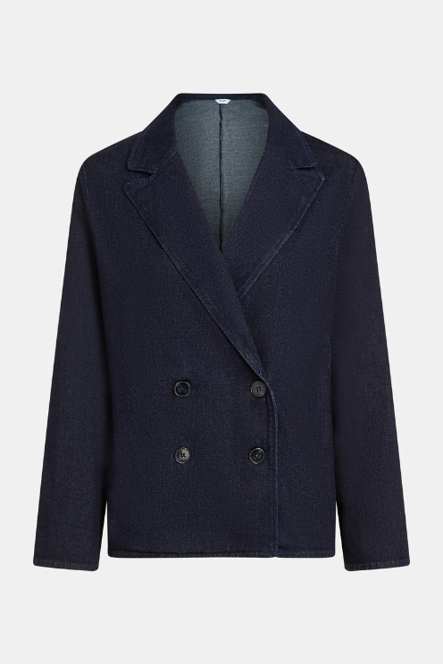 Dark Blue Denim Blazer