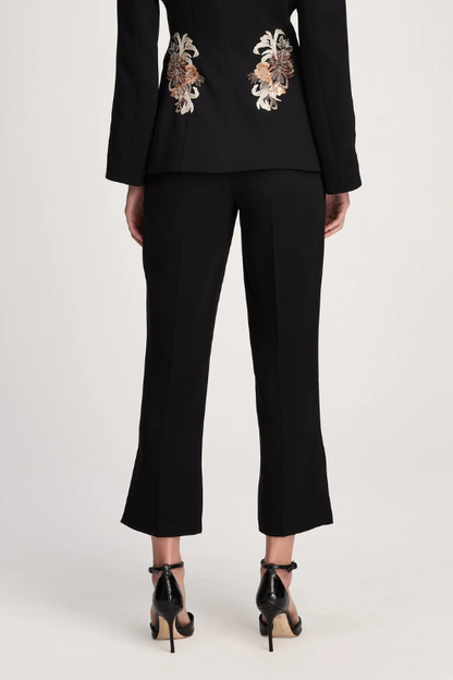 Floral Border Cropped Kerry Pant
