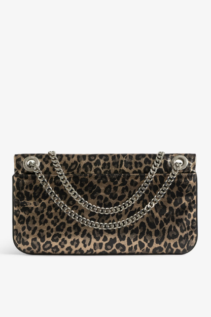 Rock II Metal Leopard Clutch