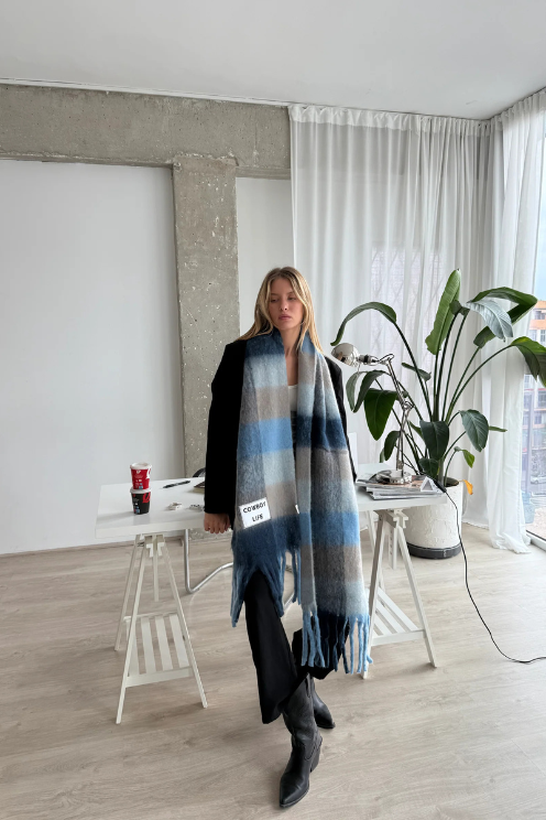 "Cowboy Life" Maxi Scarf