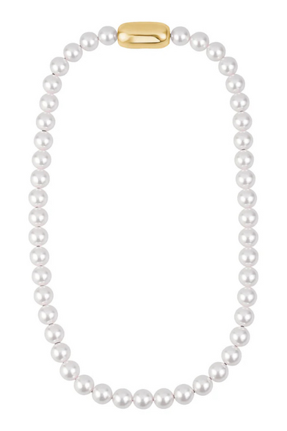 Lock Pearl Necklace
