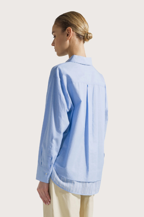 Two-tone Reversible Voile Shirt