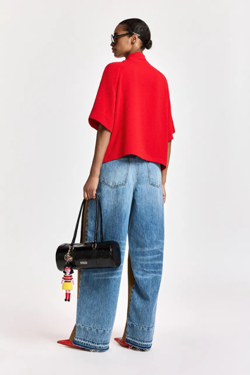 Kassie Neck Tie T-shirt