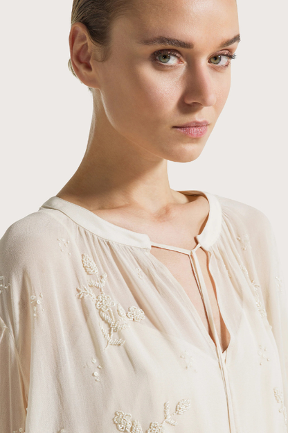 Embroidered Georgette Tunic