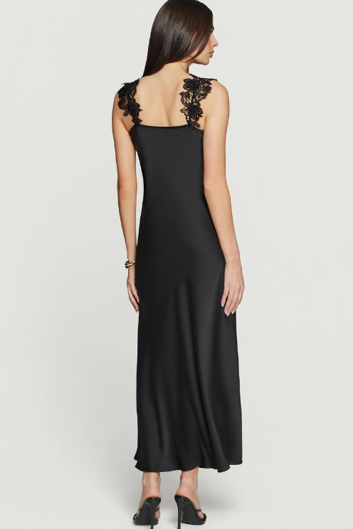 Lala Hammered Lace Combo Dress