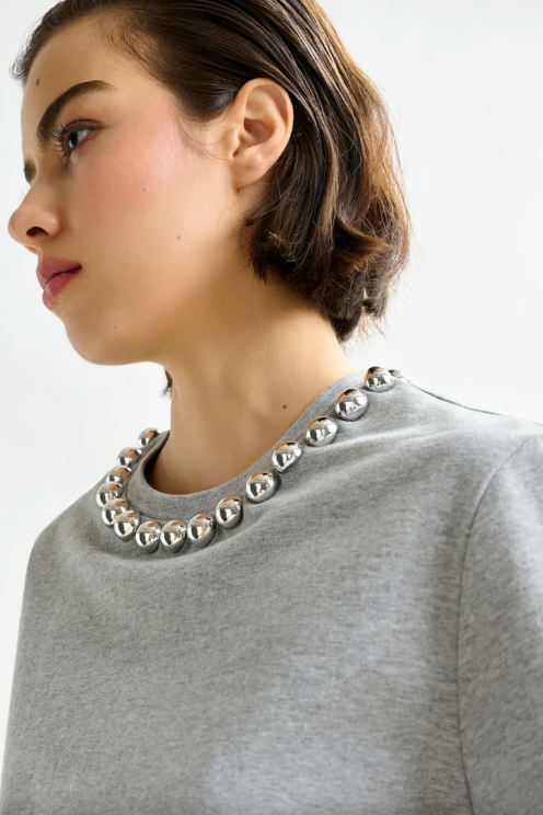Intenso Metallic Pearl Tee