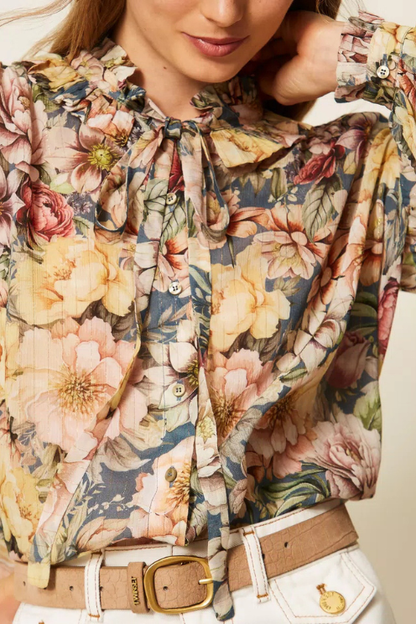 Floral Crepe Blouse