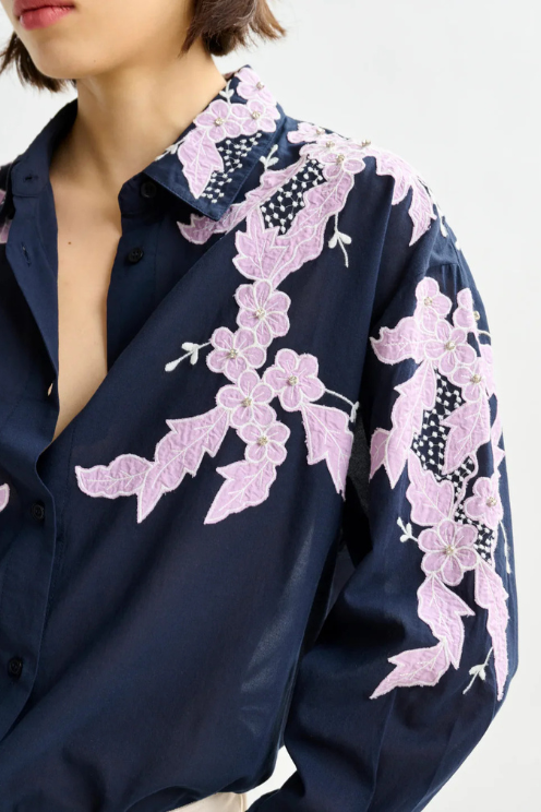 Cotton Embroidered Blouse