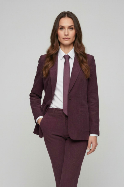 Corduroy Tailored Blazer