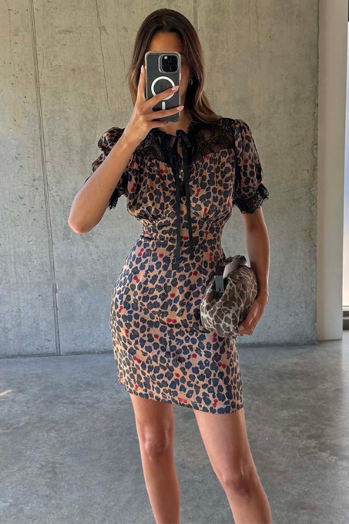 Cherry Leo Mini Lyla Dress