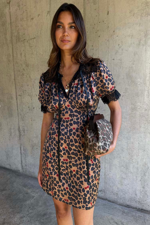 Cherry Leo Mini Lyla Dress