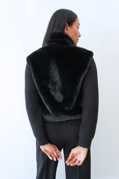 Plush Faux Fur Jacket