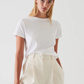 SS Iconic Fitted Tee White