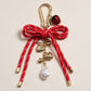 Red and Gold Bow Knot Charm