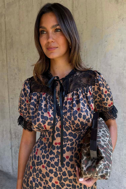 Cherry Leo Mini Lyla Dress