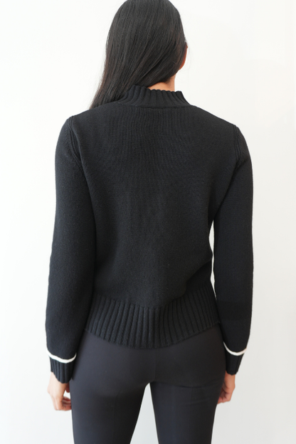 “Après” Mock Neck Sweater