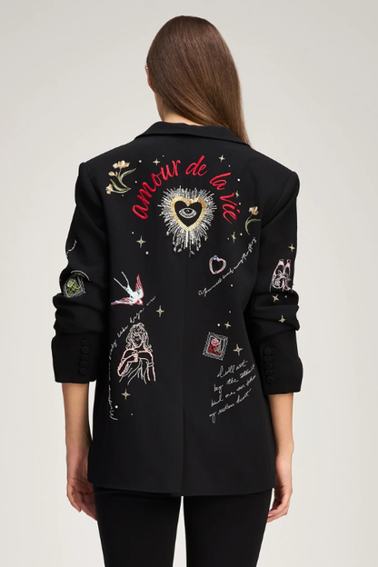 Starry Scribbles Kelsa Blazer