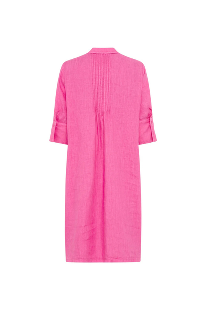 Pink Linen Dress