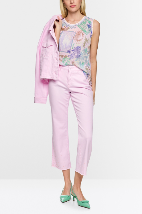 Pastel Stamp Print Tank