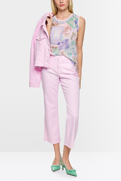 Pastel Stamp Print Tank