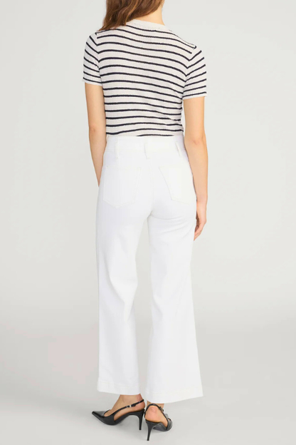 Seamed Wide Leg Trouser