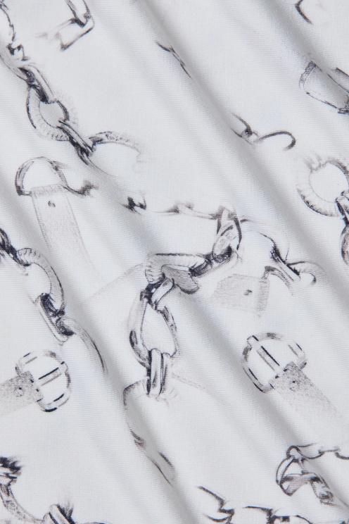 Ressi Fitted Tee - Faded Chain