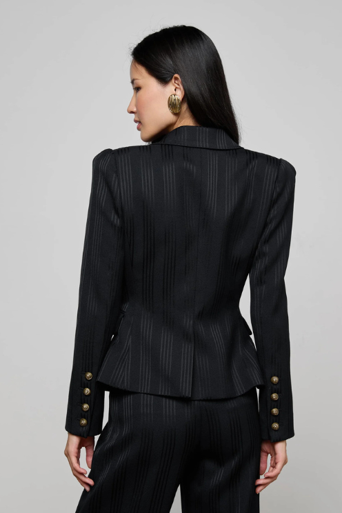 Kaisley Faux Fur Collar Blazer