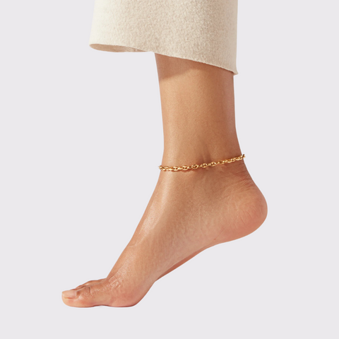 Jenny Bird Dhani Anklet in Gold