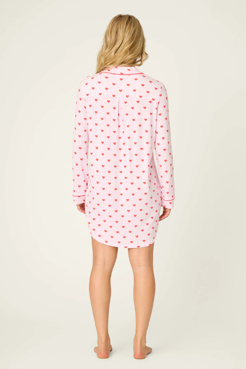 Wildest Dreams Heart Print Nightshirt