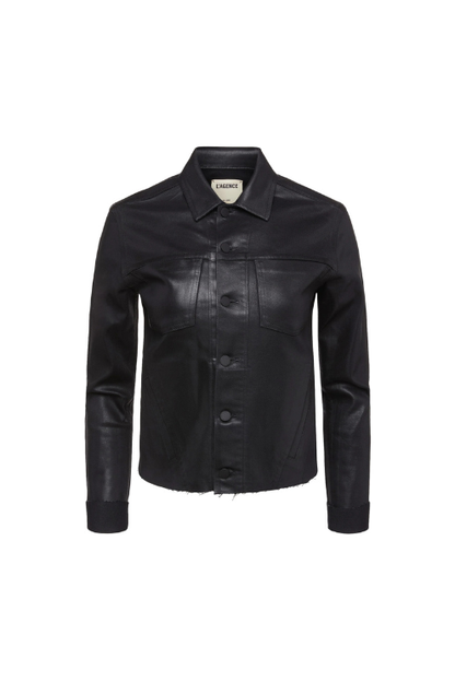 Janelle Coated Denim Jacket