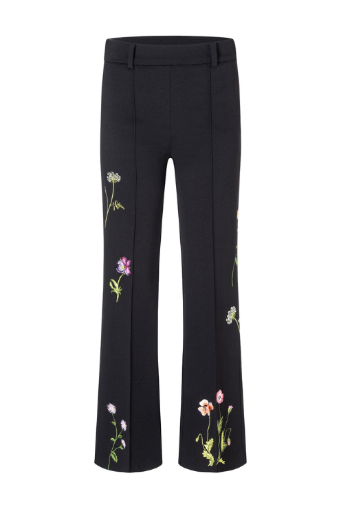 Francoise Pants with Embroidery