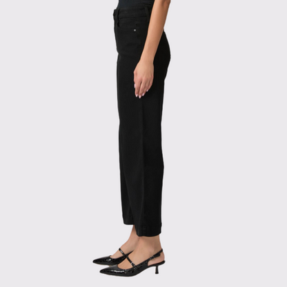 Paige Anessa Wide Leg Jean in Shadow