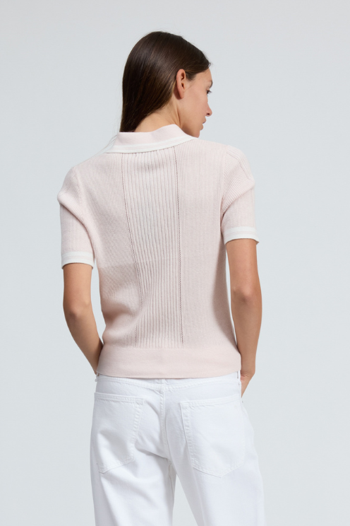 Laurie Tipped Short Sleeve Polo