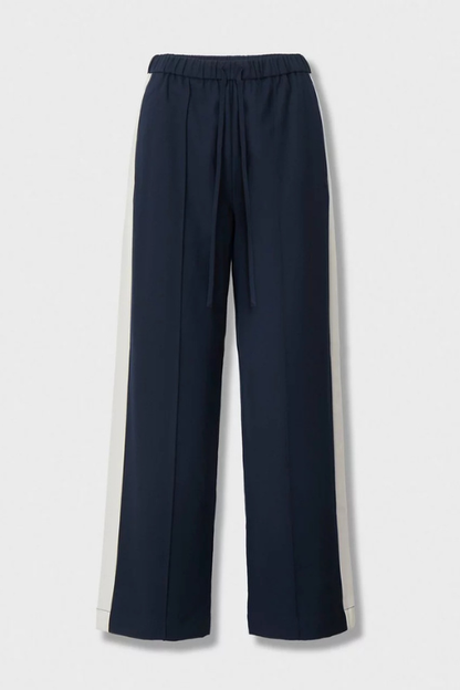 Siena Wool Side-Stripe Pants
