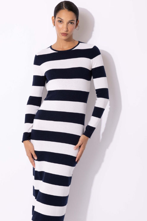 Striped Knit Dress
