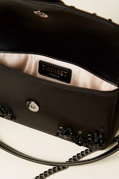 “Amie” Satin Shoulder Bag