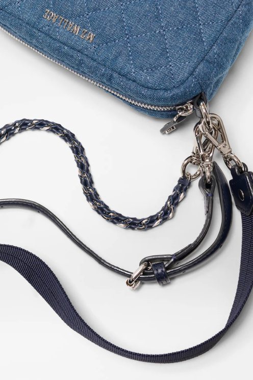 Mini Crosby Crossbody in True Blue Denim