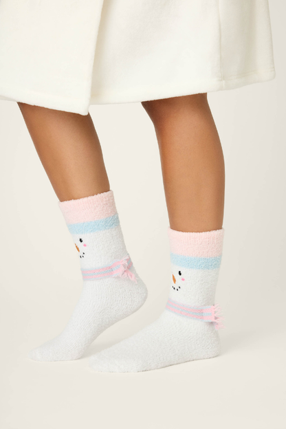 Classics Snowman Crew Socks with Grippers